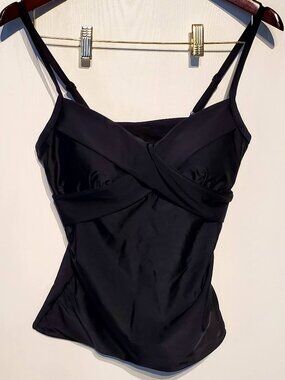 Women's Black Tankini Size Med - A Perfect 10 - Save $